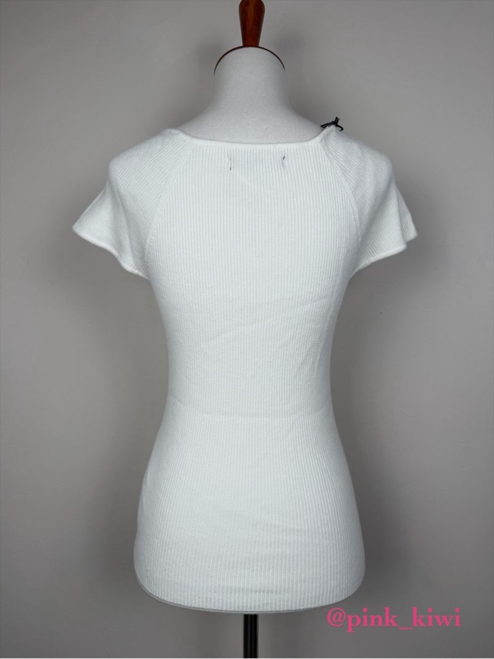 7 For All Mankind Sweetheart Ribbed Top - Picture 8 of 12